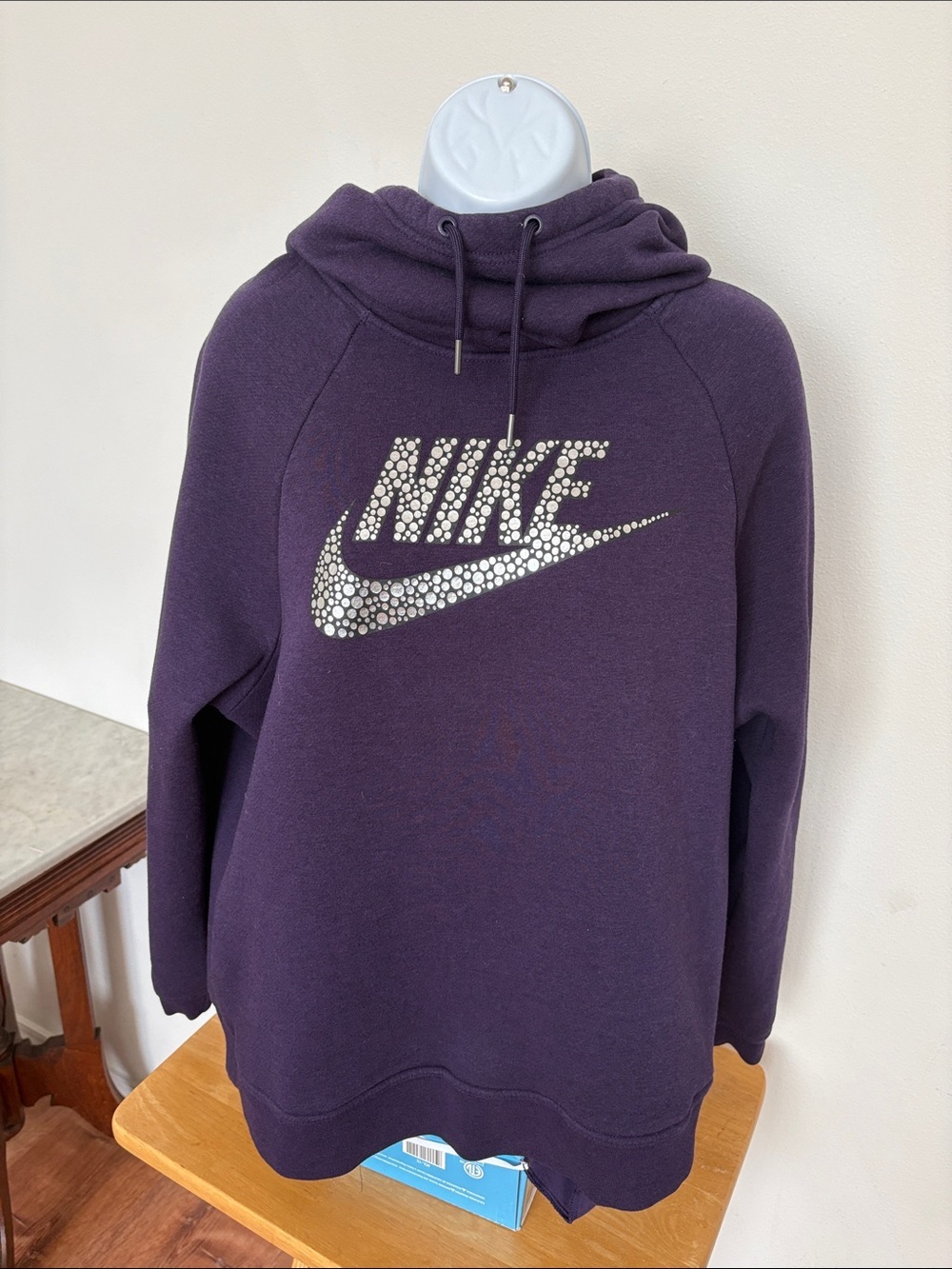 Nike Dark Purple Cowl-neck Pullover Size XL